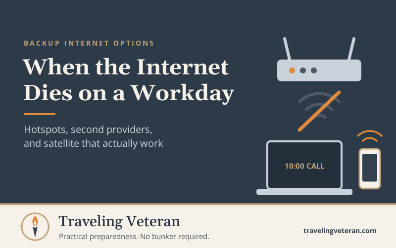 When the Internet Dies on a Workday: Backup Options That Work