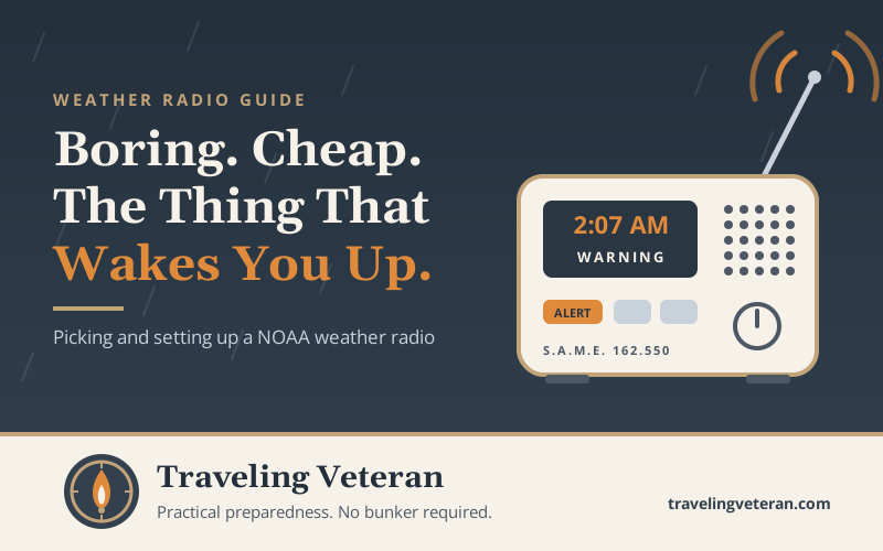 The Weather Radio: Boring, Cheap, and the Thing That Wakes You Up