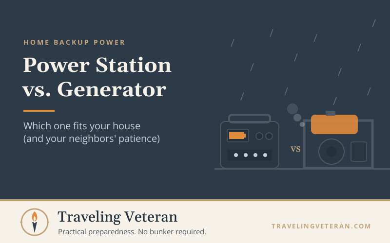 Portable Power Station vs. Generator: Which One Fits Your House