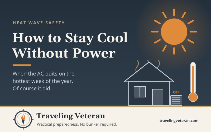 How to Stay Cool Without Power When the AC Quits