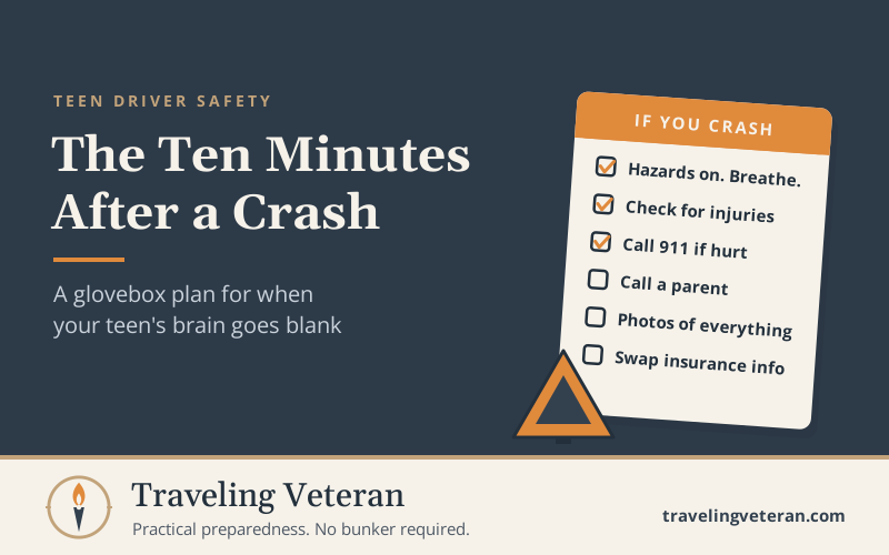 What Your Teen Should Do in the Ten Minutes After a Crash